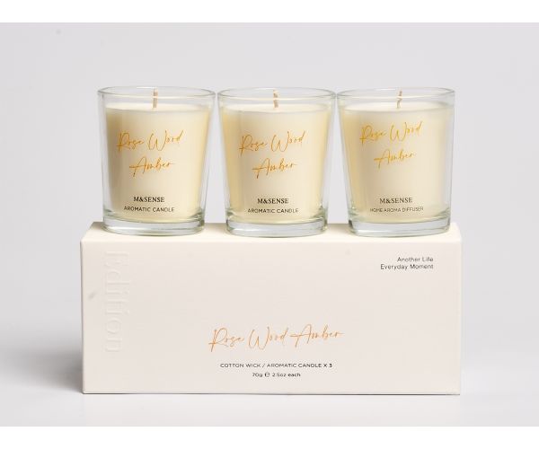 Набор ароматических свечей SIMPLE WHITE