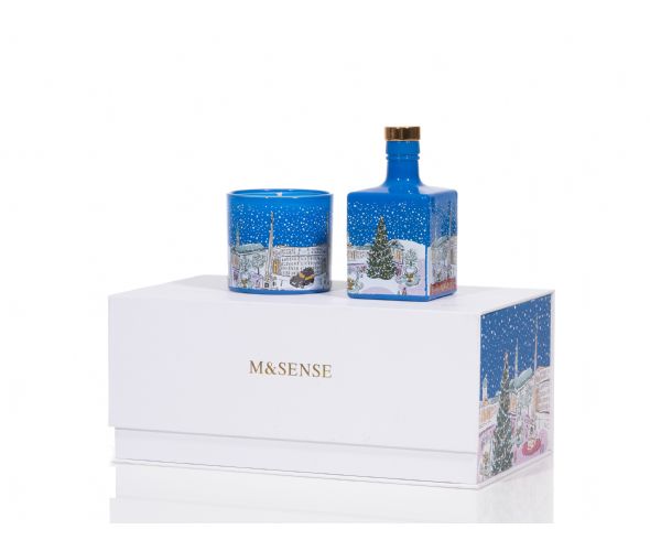 Подарочный набор из свечи и диффузора...